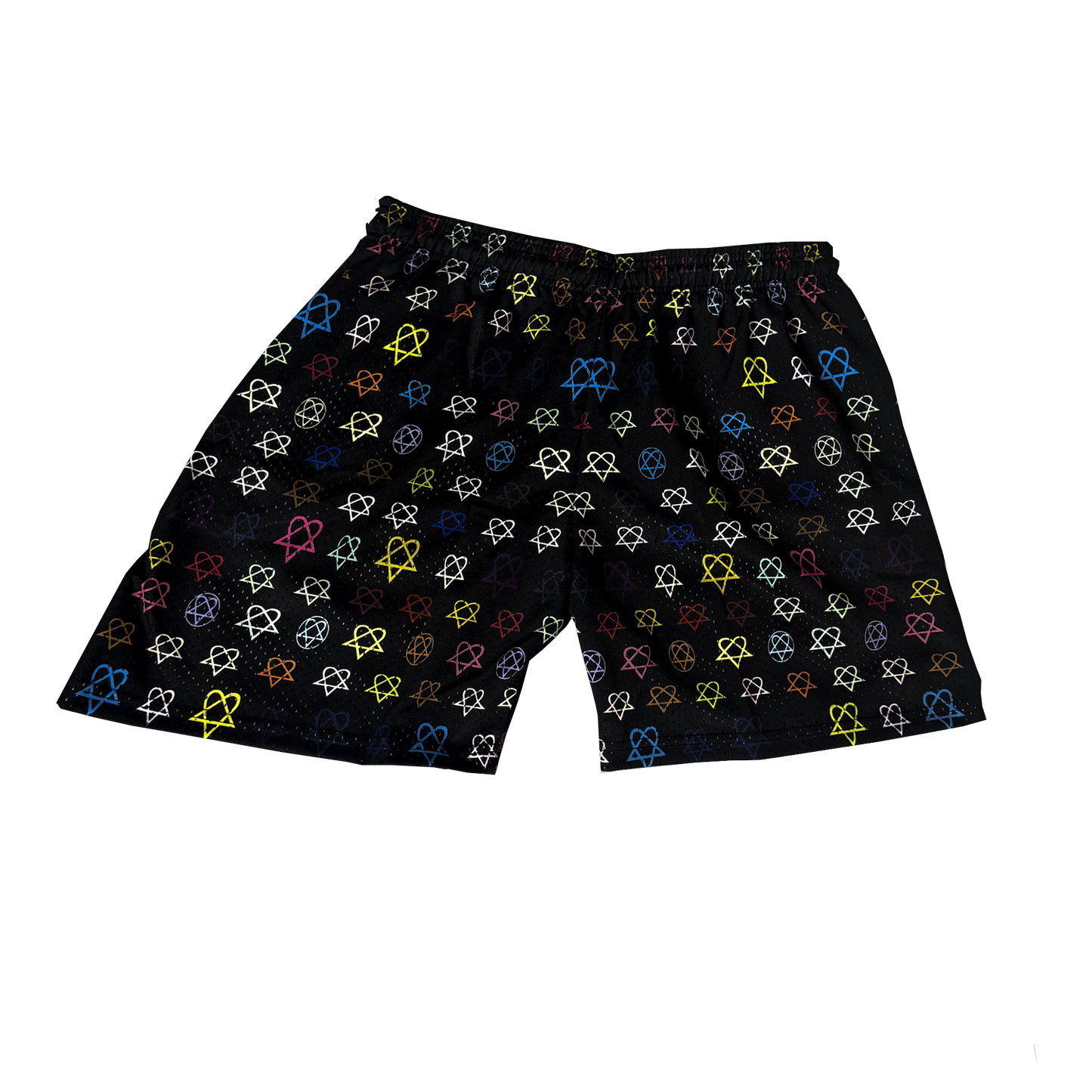Black Heartagram Shorts