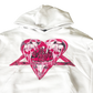White Heartagram Hoodie