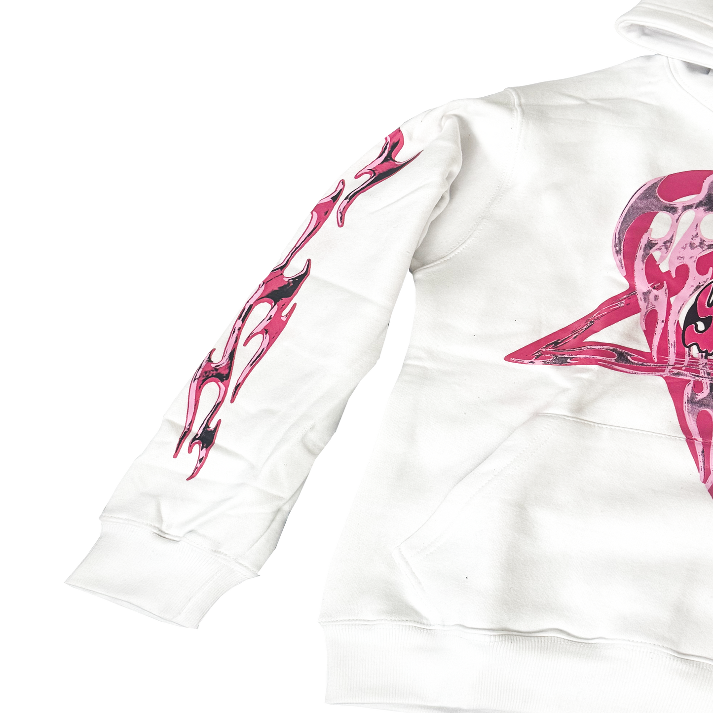 White Heartagram Hoodie