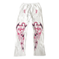 White Heartagram Sweats