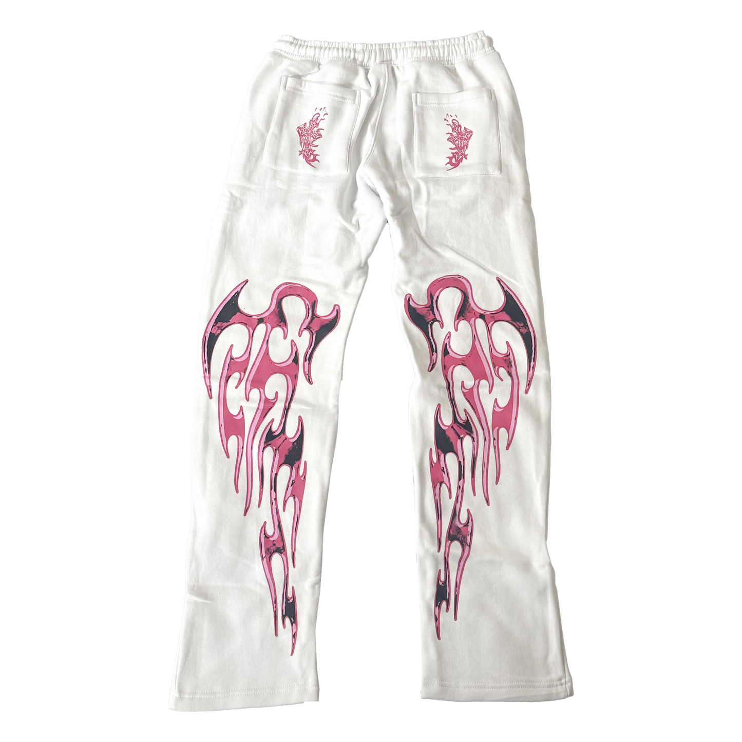 White Heartagram Sweats