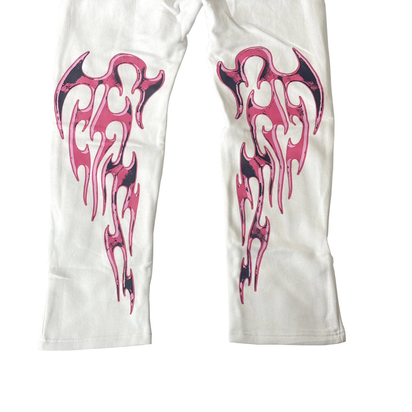 White Heartagram Sweats