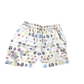 White Heartagram Shorts