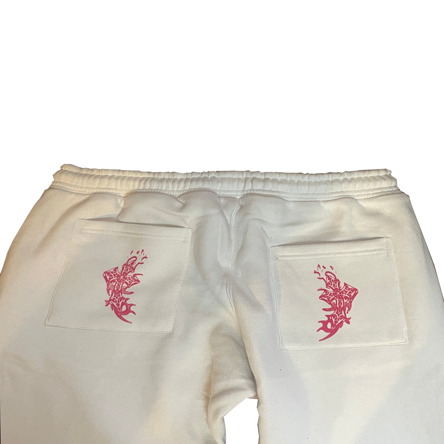 White Heartagram Sweats