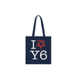 I <3 Y6 Tote (Blue)